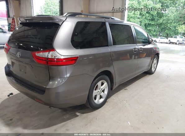5TDKZ3DC7HS775005 2017 TOYOTA SIENNA Серый Задняя правая четверть