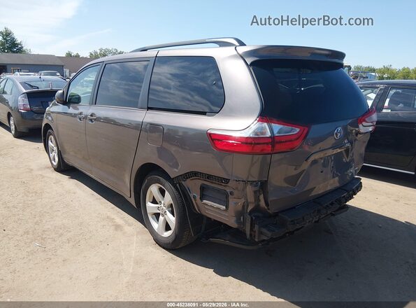 5TDKZ3DC7HS887013 2017 TOYOTA SIENNA Tan Trasero izquierdo