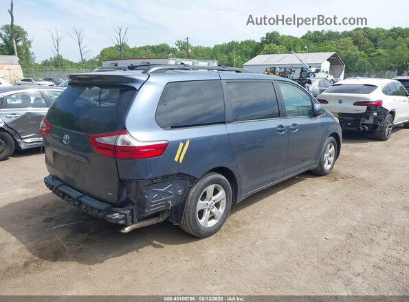5TDKZ3DC8HS829833 2017 TOYOTA LE Light Blue Tył prawy