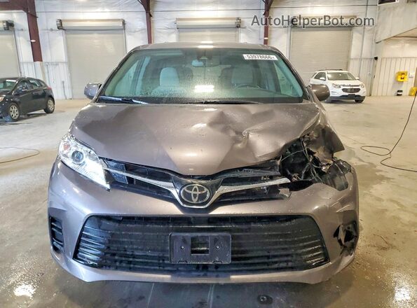 5TDKZ3DC8LS043412 2020 TOYOTA SIENNA Gray 