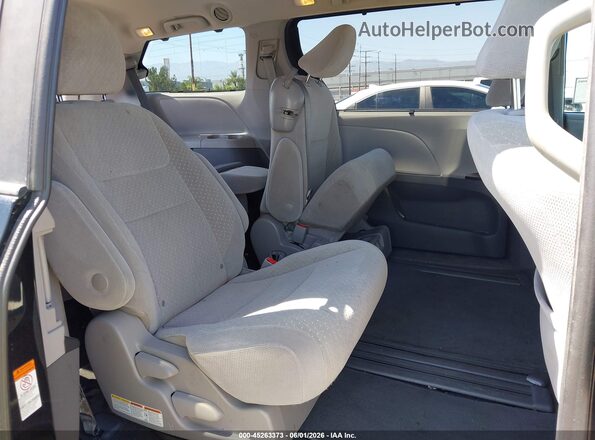 5TDKZ3DC8LS046424 2020 TOYOTA SIENNA Black Vista de la etiqueta del VIN