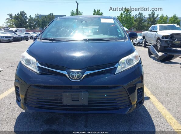 5TDKZ3DC8LS046424 2020 TOYOTA SIENNA Black Vista interior trasera