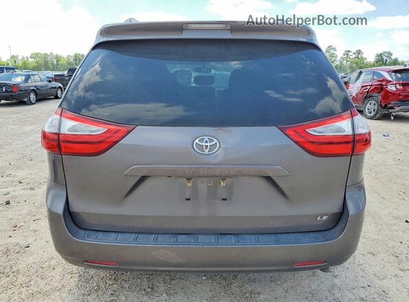 5TDKZ3DC9HS847340 2017 TOYOTA SIENNA Серый 