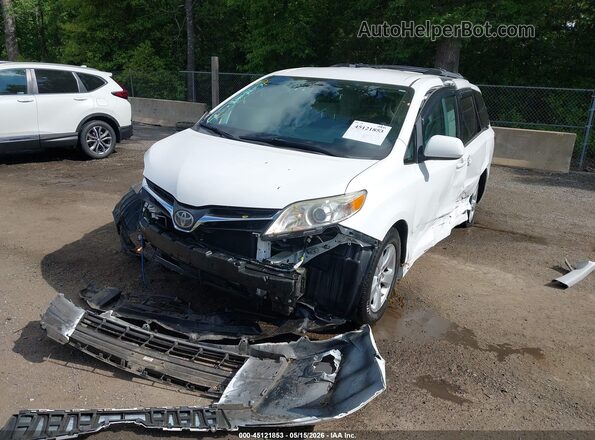 5TDKZ3DC9JS939750 2018 TOYOTA SIENNA White Передня ліва чверть