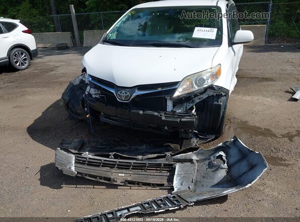 5TDKZ3DC9JS939750 2018 TOYOTA SIENNA White Вид спереду