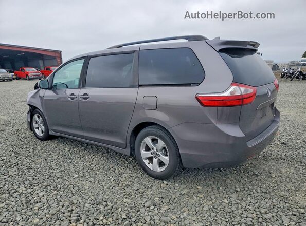 5TDKZ3DC9JS949839 2018 TOYOTA SIENNA Gray Задня ліва чверть
