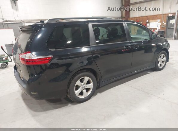 5TDKZ3DCXJS933018 2018 TOYOTA SIENNA Black Rear right
