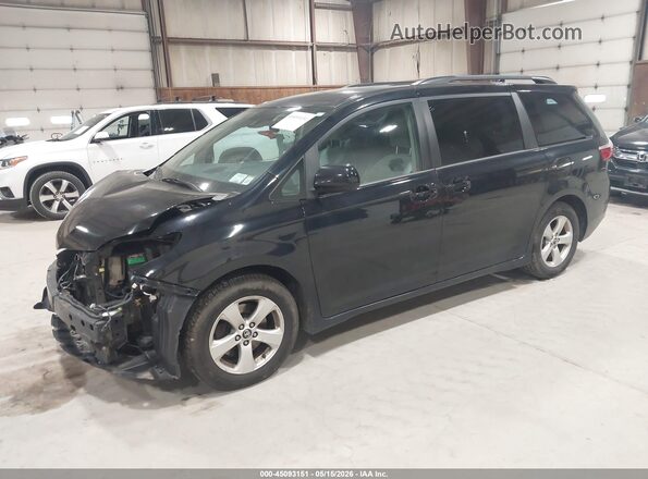 5TDKZ3DCXJS933018 2018 TOYOTA SIENNA Black Front left