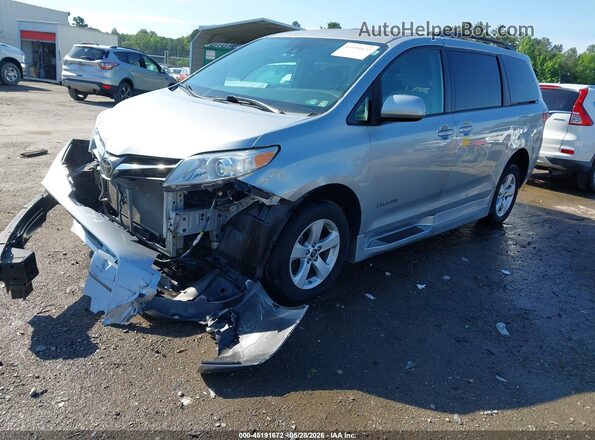 5TDKZ3DCXLS049521 2020 TOYOTA SIENNA Silver Front left