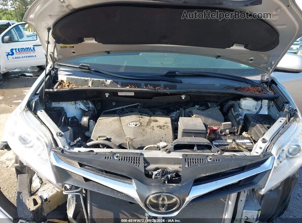 5TDKZ3DCXLS049521 2020 TOYOTA SIENNA Silver Rear view