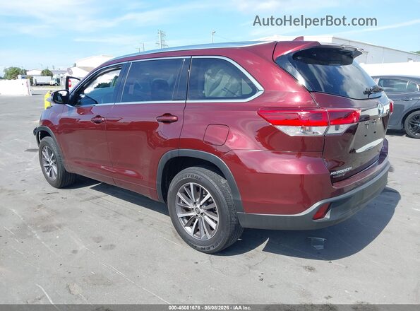 5TDKZRFH1HS232325 2017 TOYOTA LE Burgundy 