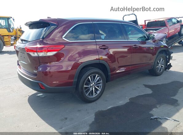 5TDKZRFH1HS232325 2017 TOYOTA LE Burgundy 