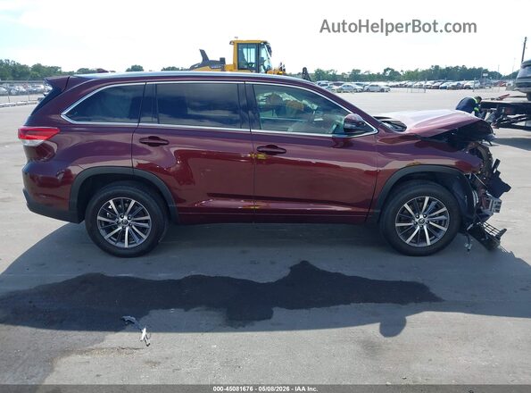 5TDKZRFH1HS232325 2017 TOYOTA LE Burgundy 