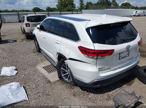 5TDKZRFH2JS545079 2018 TOYOTA HIGHLANDER Белый Задняя левая четверть