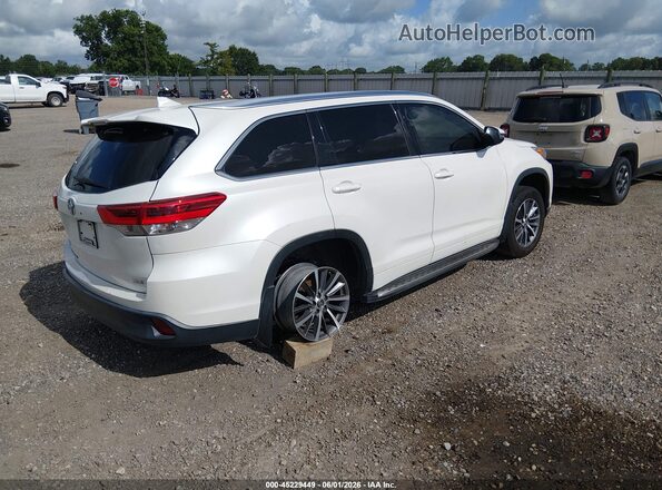 5TDKZRFH2JS545079 2018 TOYOTA HIGHLANDER Белый Задняя правая четверть