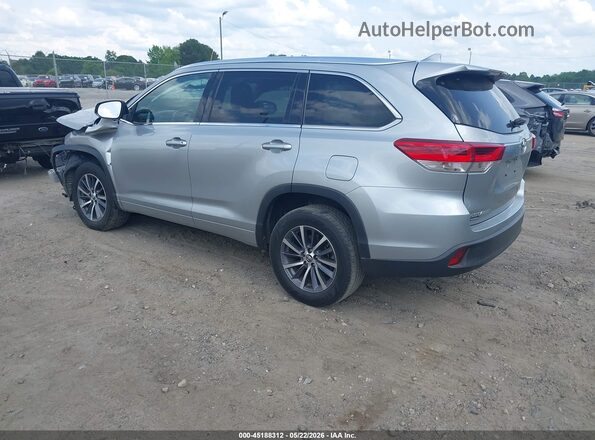 5TDKZRFH3HS514479 2017 TOYOTA HIGHLANDER Gray Trasero izquierdo