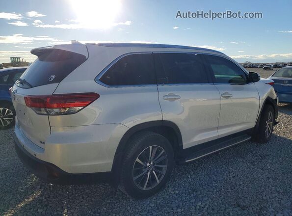 5TDKZRFH3KS566752 2019 TOYOTA HIGHLANDER White Tył prawy