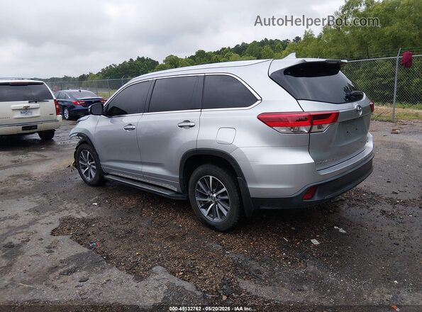 5TDKZRFH5JS542340 2018 TOYOTA HIGHLANDER Silver Tył lewy