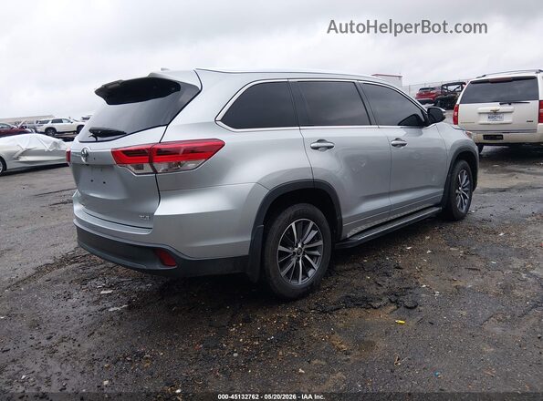 5TDKZRFH5JS542340 2018 TOYOTA HIGHLANDER Silver Tył prawy