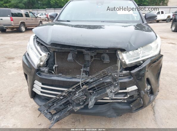 5TDKZRFH6JS541181 2018 TOYOTA HIGHLANDER Black Front view