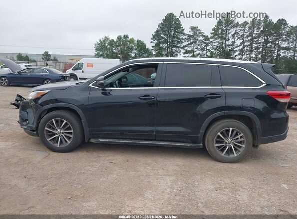 5TDKZRFH6JS541181 2018 TOYOTA HIGHLANDER Black 360 interior view