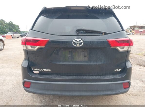 5TDKZRFH6JS541181 2018 TOYOTA HIGHLANDER Black 