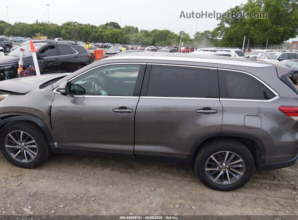 5TDKZRFH7KS553096 2019 TOYOTA LE Gray 