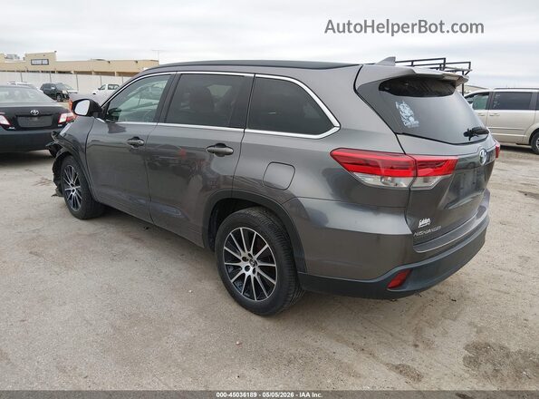 5TDKZRFH9HS514731 2017 TOYOTA HIGHLANDER Gray Задня ліва чверть