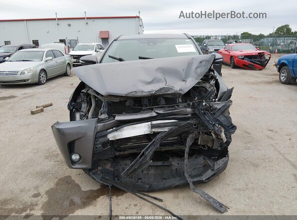 5TDKZRFH9HS514731 2017 TOYOTA HIGHLANDER Gray Вид задньої частини салону