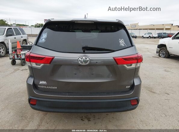 5TDKZRFH9HS514731 2017 TOYOTA HIGHLANDER Gray 