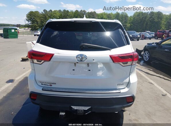 5TDKZRFHXHS514317 2017 TOYOTA HIGHLANDER White 