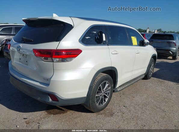 5TDKZRFHXJS545363 2018 TOYOTA HIGHLANDER White უკანა მარჯვენა