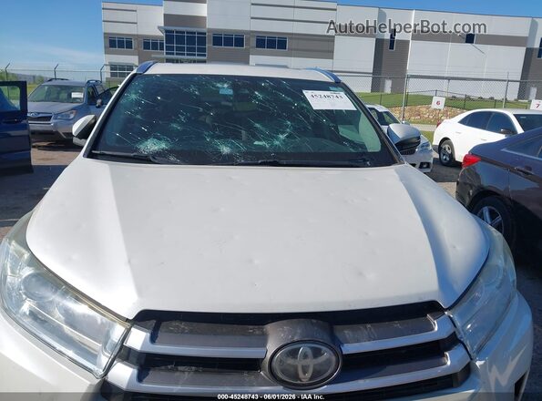 5TDKZRFHXJS545363 2018 TOYOTA HIGHLANDER White წინა ხედი