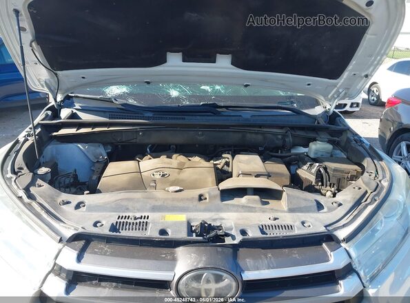 5TDKZRFHXJS545363 2018 TOYOTA HIGHLANDER White უკანა ხედი