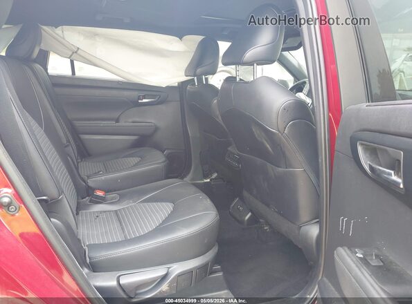 5TDLZRAH9MS038762 2021 TOYOTA HIGHLANDER Red Widok naklejki z numerem VIN