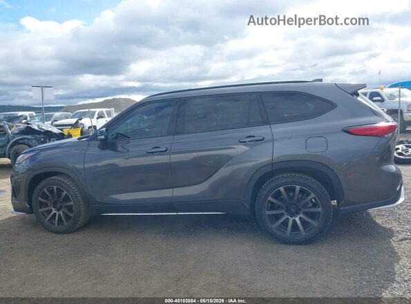 5TDLZRBH1MS128244 2021 TOYOTA HIGHLANDER Gray 360 interior view
