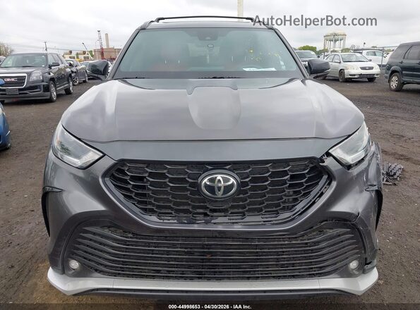 5TDLZRBH7MS104322 2021 TOYOTA HIGHLANDER Серый Вид щитка приборов