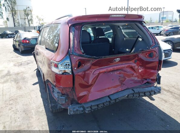 5TDXK3DC0GS729198 2016 TOYOTA SIENNA Red Դիմացի տեսք