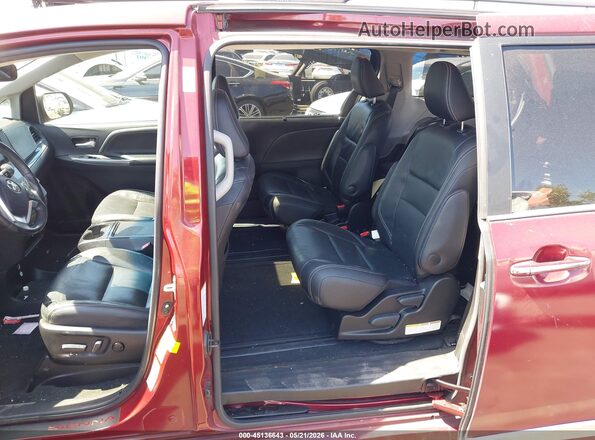 5TDXK3DC0GS729198 2016 TOYOTA SIENNA Red VIN կոդի պիտակի տեսք