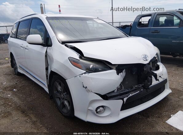 5TDXK3DC1GS712443 2016 TOYOTA SIENNA White Вид спереду