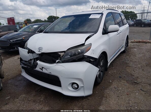 5TDXK3DC1GS712443 2016 TOYOTA SIENNA White Передня ліва чверть
