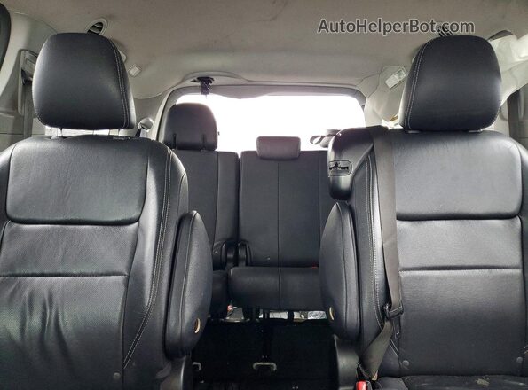 5TDXK3DC5GS760432 2016 TOYOTA SIENNA White უკანა სავარძლების ხედი