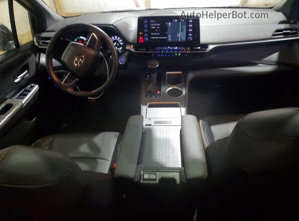 5TDXSKFC2PS100775 2023 TOYOTA SIENNA Black Widok deski rozdzielczej