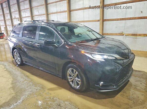 5TDXSKFC2PS100775 2023 TOYOTA SIENNA Black Przód prawy