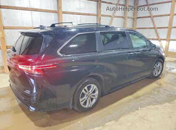 5TDXSKFC2PS100775 2023 TOYOTA SIENNA Black Tył prawy