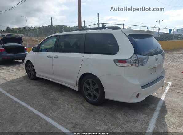 5TDXZ3DC8JS903568 2018 TOYOTA SIENNA White Rear left