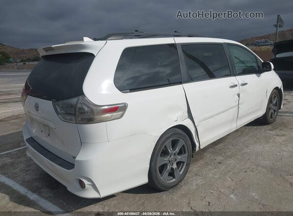 5TDXZ3DC8JS903568 2018 TOYOTA SIENNA White Rear right