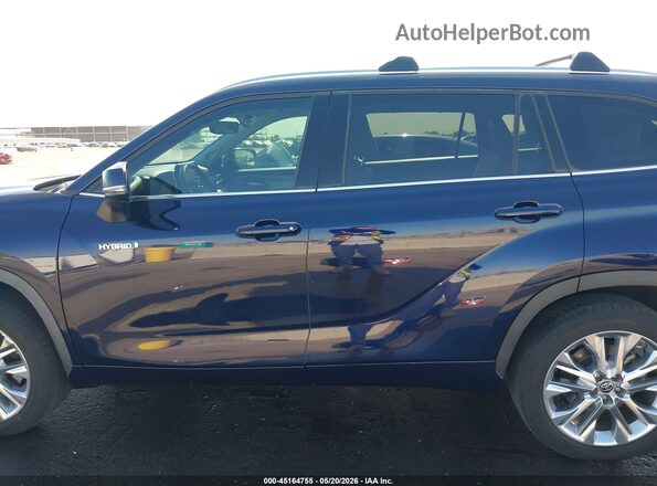 5TDYARAH2MS508529 2021 TOYOTA HIGHLANDER Синий Панорамный вид салона 360°