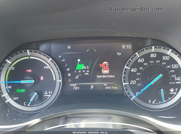 5TDYARAH2MS508529 2021 TOYOTA HIGHLANDER Синий Вид задних сидений