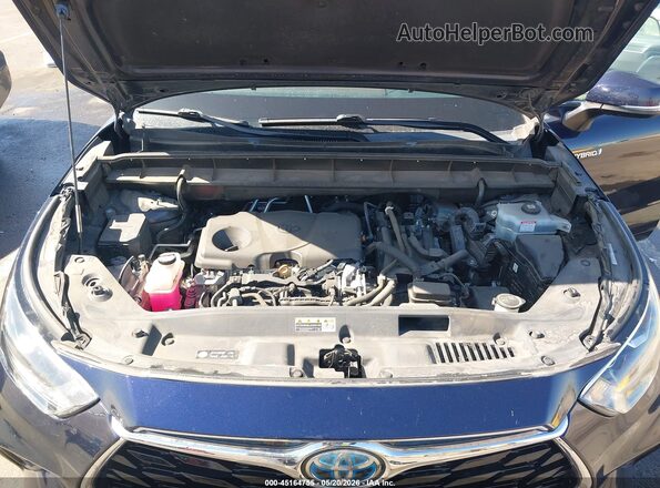 5TDYARAH2MS508529 2021 TOYOTA HIGHLANDER Синий Вид сзади